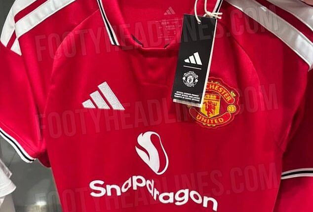Man United's kit for next season will get an advanced outing at the end of this campaign