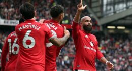Bryan Mbeumo's goal ensured Man United's final home game of the Premier League season ended on a high note