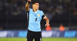 Luis Suarez has been overlooked for Uruguay's 55-man provisional squad for the World Cup
