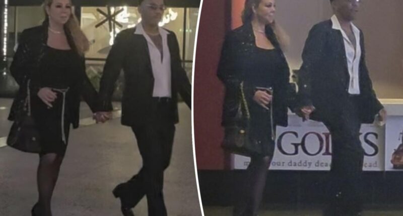 Mariah Carey, Anderson .Paak seen on PDA-filled movie date