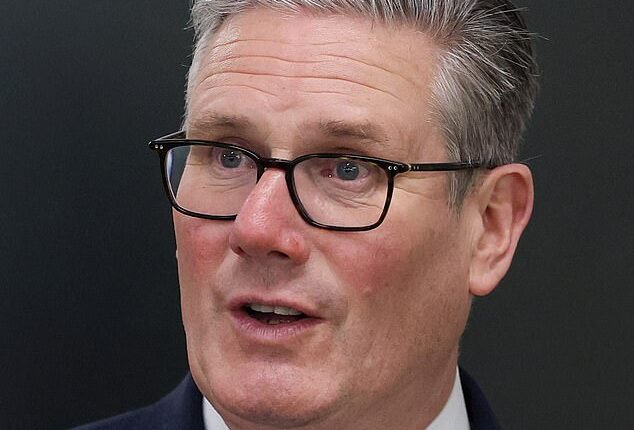 Keir Starmer was locked in an extraordinary standoff with his MPs last night after he brushed aside calls to quit