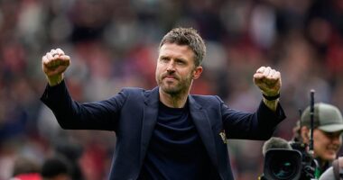 Michael Carrick masterminded victory over Liverpool to secure Champions League football