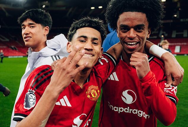 Yuel Helafu (right) spoke to Daily Mail Sport ahead of the FA Youth Cup final versus Man City
