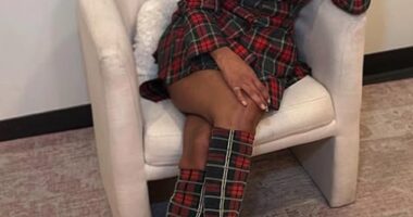 Mel B was reunited with her Spice Girls bandmates on Friday - at least in a manner of speaking - as she celebrated her 51st birthday.
