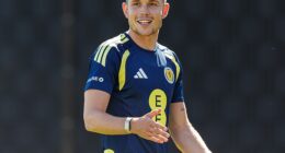 George Hirst was delighted and relieved to hear he had made Steve Clarke's World Cup squad