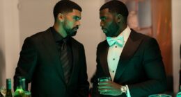 (L to R) Matthew Law as Isaiah Stiles, Y’lan Noel as Coltrane Wilder in episode 103 of Nemesis