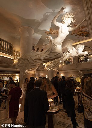 The lavish Bacchanalia restaurant in Mayfair, where Arsenal's stars partied the night away