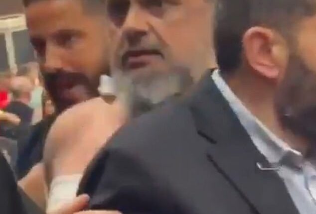 Nottingham Forest owner Evangelos Marinakis was left bruised by the bust-up