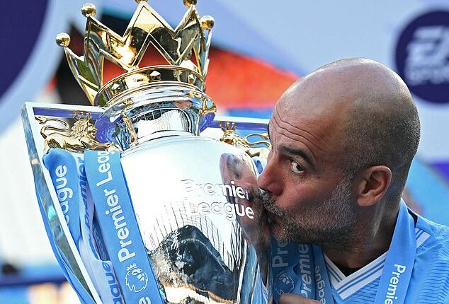 Pep Guardiola led his Man City team to four successive top-flight titles - no other side has achieved that level of dominance over the course of 138 years of league football