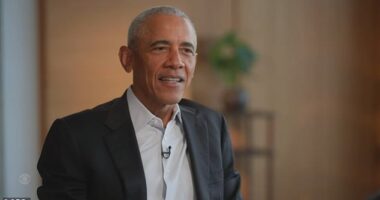 Barack Obama joked with Stephen Colbert about running for president in a fawning interview at the former commander in chief's troubled, soon-to-open presidential center