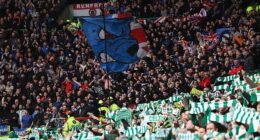 The sight of both sets of fans inside the ground at an Old Firm derby is unlikely any time soon
