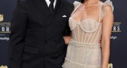 Olivia Culpo announced on her 34th birthday that she is expecting her second baby with her husband Christian McCaffrey; seen in February 2023
