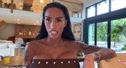 Katie Price has shared a series of posts about 'focusing on herself' a week after her husband Lee Andrews vanished after claiming to be tied up in the back of a van