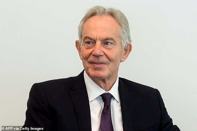 Former Prime Minister Sir Tony Blair (pictured in October) warned Labour against a 'dangerous' lurch to the Left this week