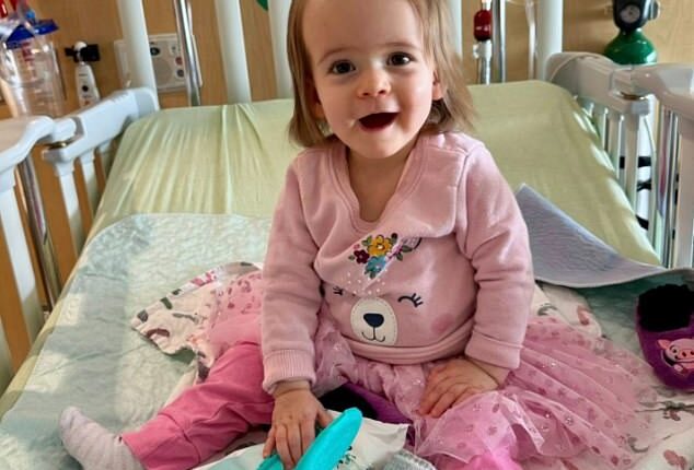 Parental intuition saved toddler's life after mom and dad rushed her to ER when she wouldn't stop crying, with doctors flooding room after frightening discovery was made