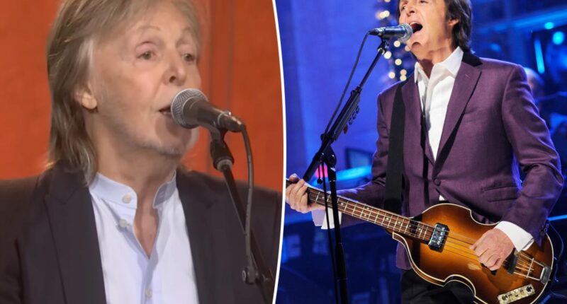 Paul McCartney performs on 'SNL' Season 51 finale