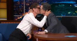 Pedro Pascal shares kiss with Stephen Colbert as Late Show host lets loose before finale