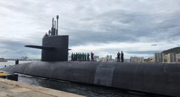 The location of nuclear-armed US Navy submarine has been revealed by the Pentagon as Donald Trump has admitted the ceasefire between the United States and Iran is 'on life support'