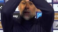 Pep Guardiola issues hilarious 'come on you Irons' rallying cry to West Ham as Man City pile pressure on title rivals Arsenal by moving to within two points