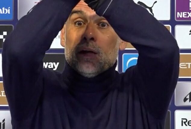 Pep Guardiola issues hilarious 'come on you Irons' rallying cry to West Ham as Man City pile pressure on title rivals Arsenal by moving to within two points