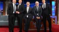 The 'Strike Force Five' shared a photo together after they reunited for one of Stephen Colbert's final late-night shows on Monday