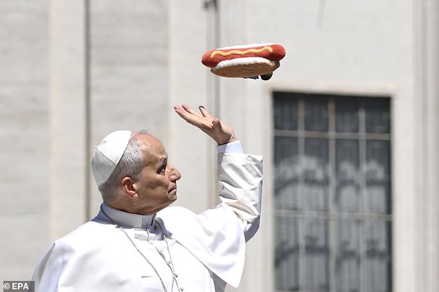 Pope Leo, 70, has been known for his penchant for an American classic and recently admitted his go-to hotdog toppings are ketchup and mustard