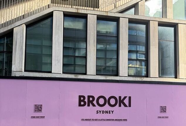 Sydney shoppers are already buzzing about the arrival of Brooki Bakehouse in Barangaroo after eagle-eyed fans spotted the brand's signature pink storefront signage going up this week