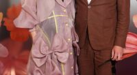 Pregnant Laura Whitmore joined husband Iain Stirling at Apple TV's BAFTA Brunch at 180 House in London on Saturday