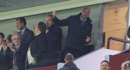 Prince William's raw emotion was visible as Aston Villa scored a third goal against Nottingham Forest on Thursday
