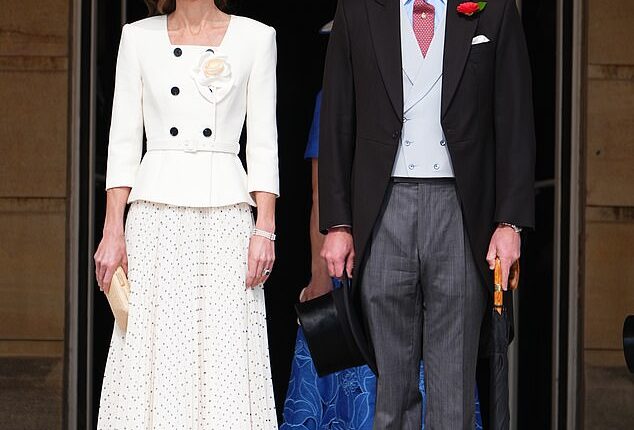 The Prince and Princess of Wales have this afternoon hosted a royal garden party to celebrate Britain's frontline workers