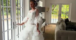 Paris Fury has shared her pride over her 'beautiful' daughter Venezuela as she posted pictures from the morning of her wedding to husband Noah Price