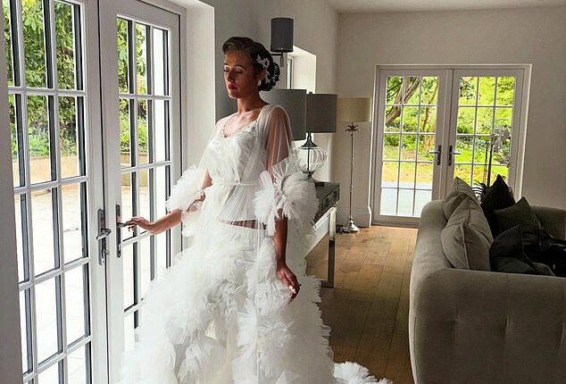 Paris Fury has shared her pride over her 'beautiful' daughter Venezuela as she posted pictures from the morning of her wedding to husband Noah Price