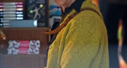 Former 80s bombshell Rachel Ward proudly sported her greying hair and augmentation-free visage as she visited a local bookstore in Sydney's Avalon last week