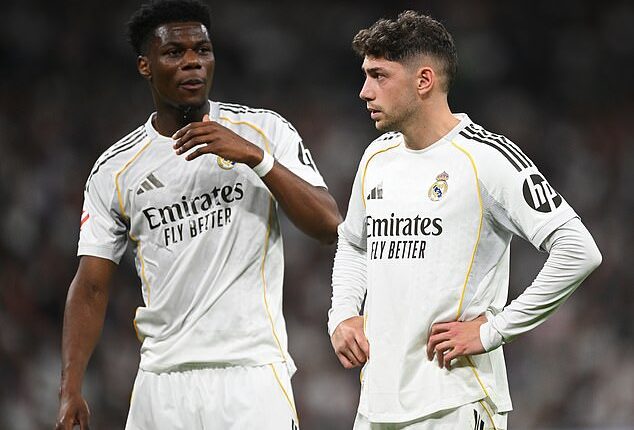 Aurelien Tchouameni and Fede Valverde are believed to have been involved in an argument at the Real Madrid training ground