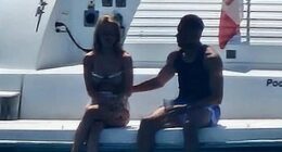 Kylian Mbappe and his girlfriend Ester Exposito flew to Sardinia as Real Madrid played Espanyol this weekend