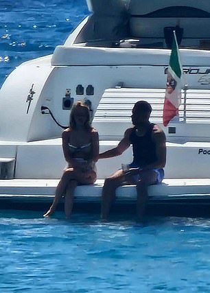 Kylian Mbappe and his girlfriend Ester Exposito flew to Sardinia as Real Madrid played Espanyol this weekend