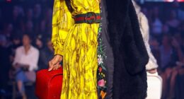 Paris Hilton looked unrecognizable as she stormed the catwalk at the star-studded GucciCore Fashion Show in New York City on Saturday night
