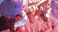 Mikel Arteta joined Arsenal's stars at Tape nightclub after missing the Man City game