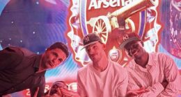 Mikel Arteta joined Arsenal's stars at Tape nightclub after missing the Man City game
