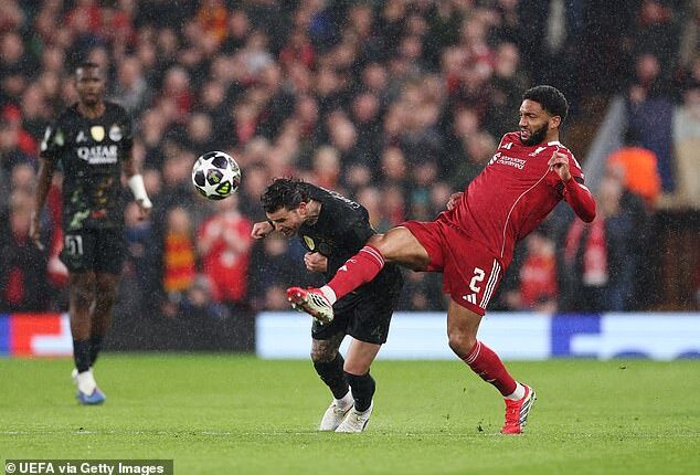Joe Gomez has been hindered by injuries and has only made six Premier League starts this season