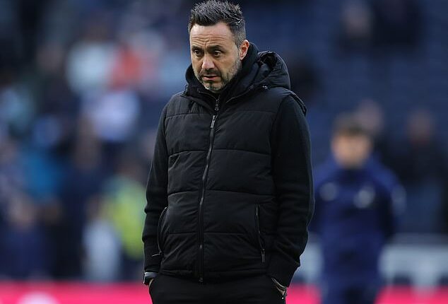 Roberto De Zerbi fears that the Premier League relegation battle will go right down to the wire
