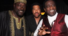 Ronald LaPread, the Grammy-winning founding member of the legendary funk band Commodores, has reportedly died at age 75; LaPread pictured far L with Commodores bandmate Lionel Richie and Al Green in 2009