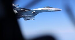 Russian fighter jets fly ‘dangerously’ close to RAF spy plane over Black Sea