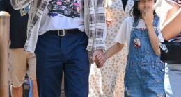 Ryan Gosling and his longtime partner Eva Mendes celebrated their youngest daughter Amada's ninth birthday in Disneyland on Wednesday