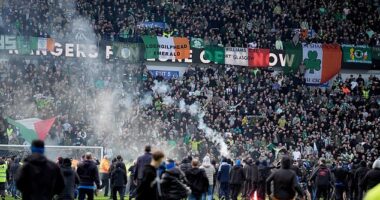 Celtic's Scottish Cup quarter-final triumph at Ibrox was followed by horrific on-pitch scenes