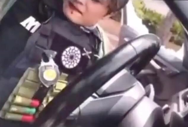 Cain Clark, 17, filmed himself as he carried out a horrific shooting at a San Diego mosque on Monday - after allegedly writing a manifesto that indicated he and Caleb Vazquez, 18, planned to hit three targets