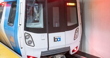 BART officials say the transit agency faces a projected $376 million budget deficit next fiscal year