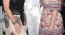 Sarah and Eugenie with P.Diddy... the rapper was said to be obsessed with the Royal Family