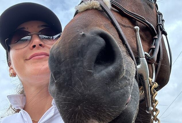 Gabriela Reutter, 29, is a professional show jumper living in Wellington, Florida