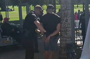 A man was taken into custody by secret service agents at Donald Trump's Florida golf course